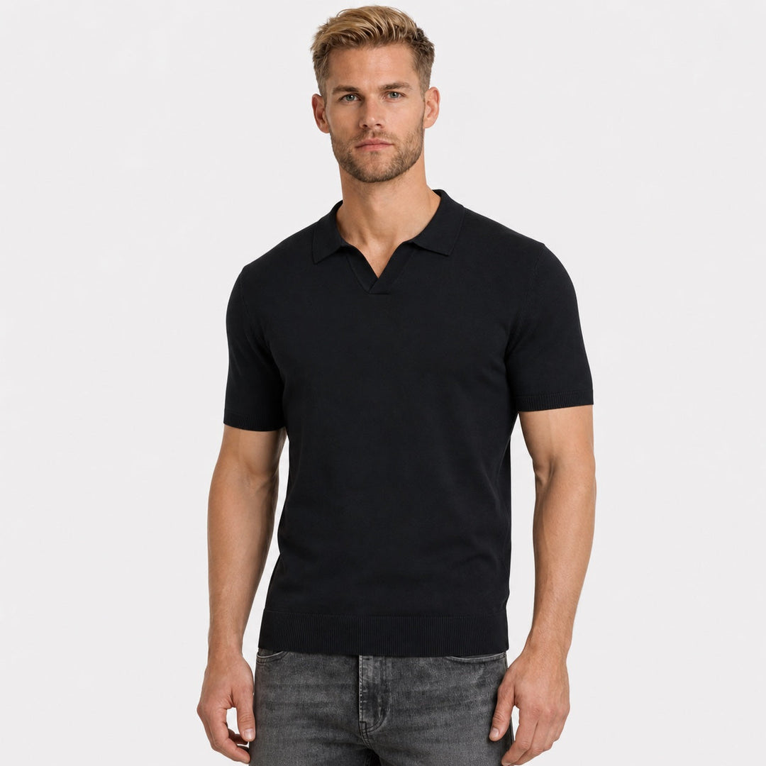 Men's Collared Short Sleeve Polo Shirt - photo 2