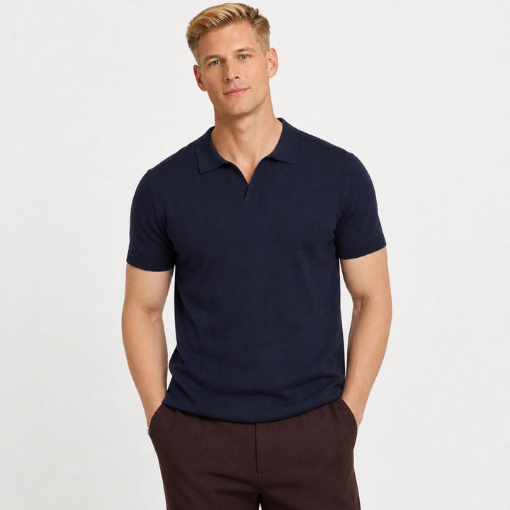 Men's Collared Short Sleeve Polo Shirt - photo 3