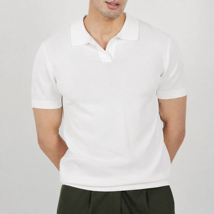 Men's Collared Short Sleeve Polo Shirt - photo 6