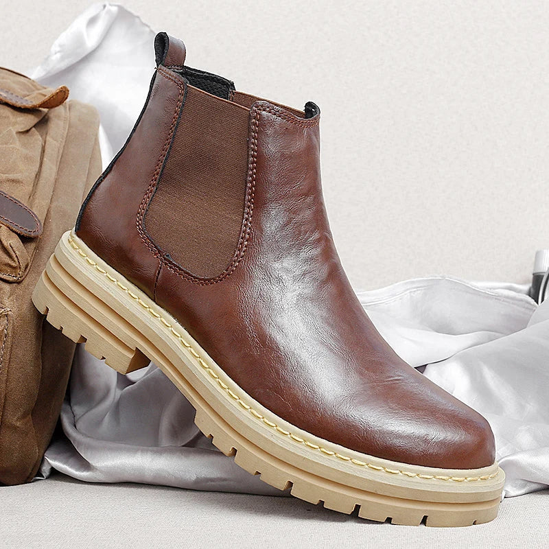 Men's Colour Block Elastic-Gusset Boots - photo 1