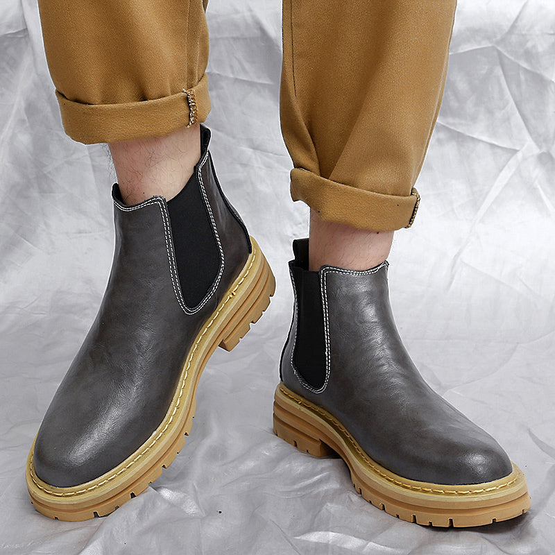 Men's Colour Block Elastic-Gusset Boots - photo 9