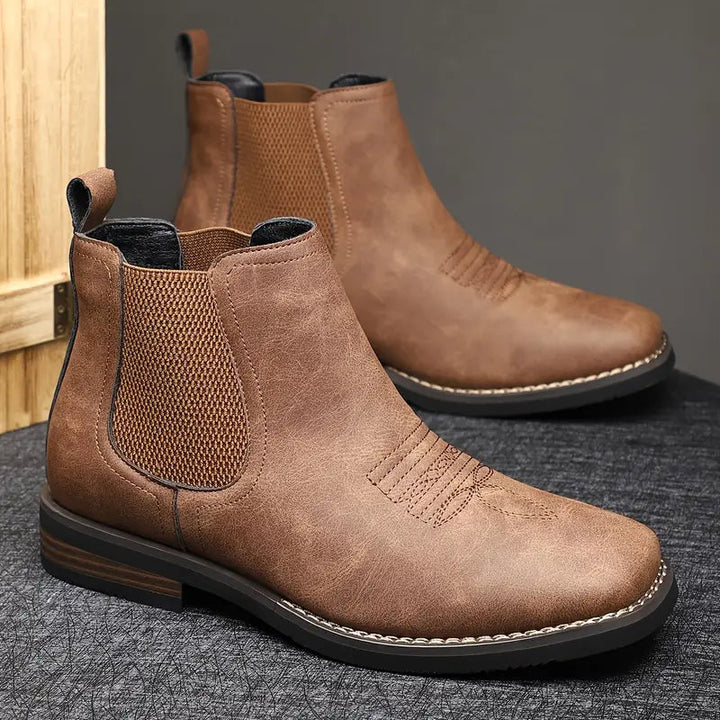 Men's Elastic-Gusset Chelsea Boots - photo 6