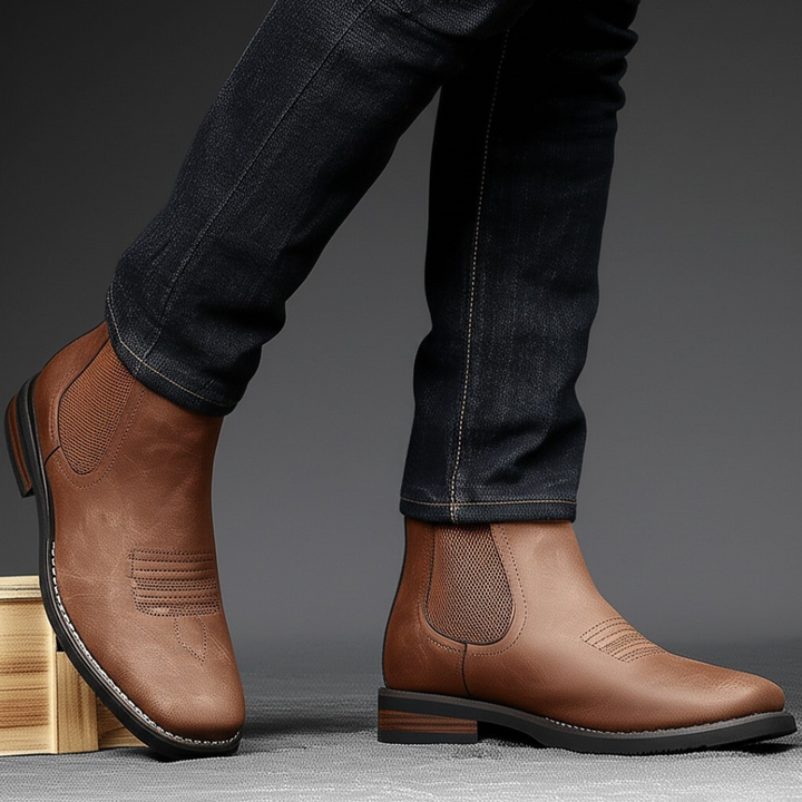 Men's Elastic-Gusset Chelsea Boots - photo 9