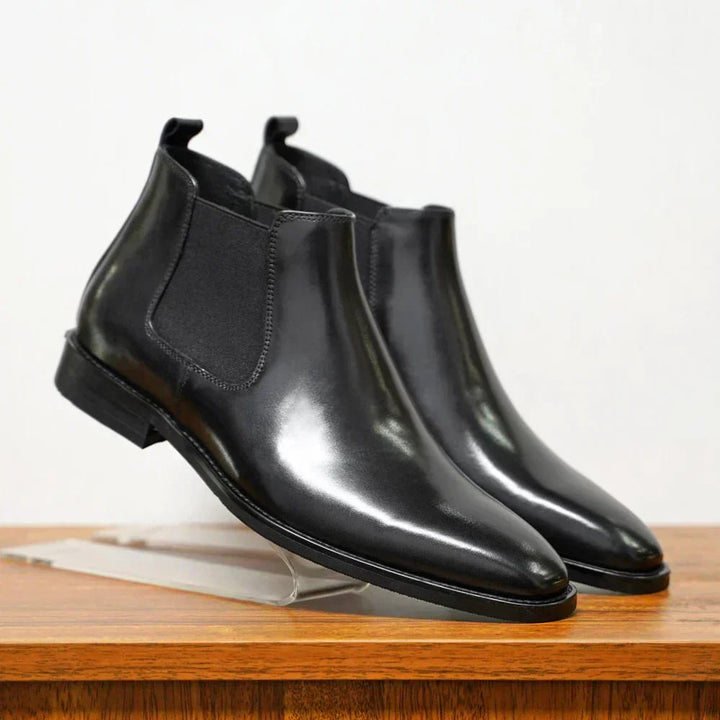 Men's Elastic-Gusset Slip-On Chelsea Boots - photo 1