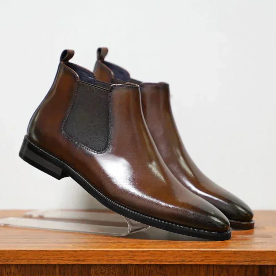 Men's Elastic-Gusset Slip-On Chelsea Boots - photo 2