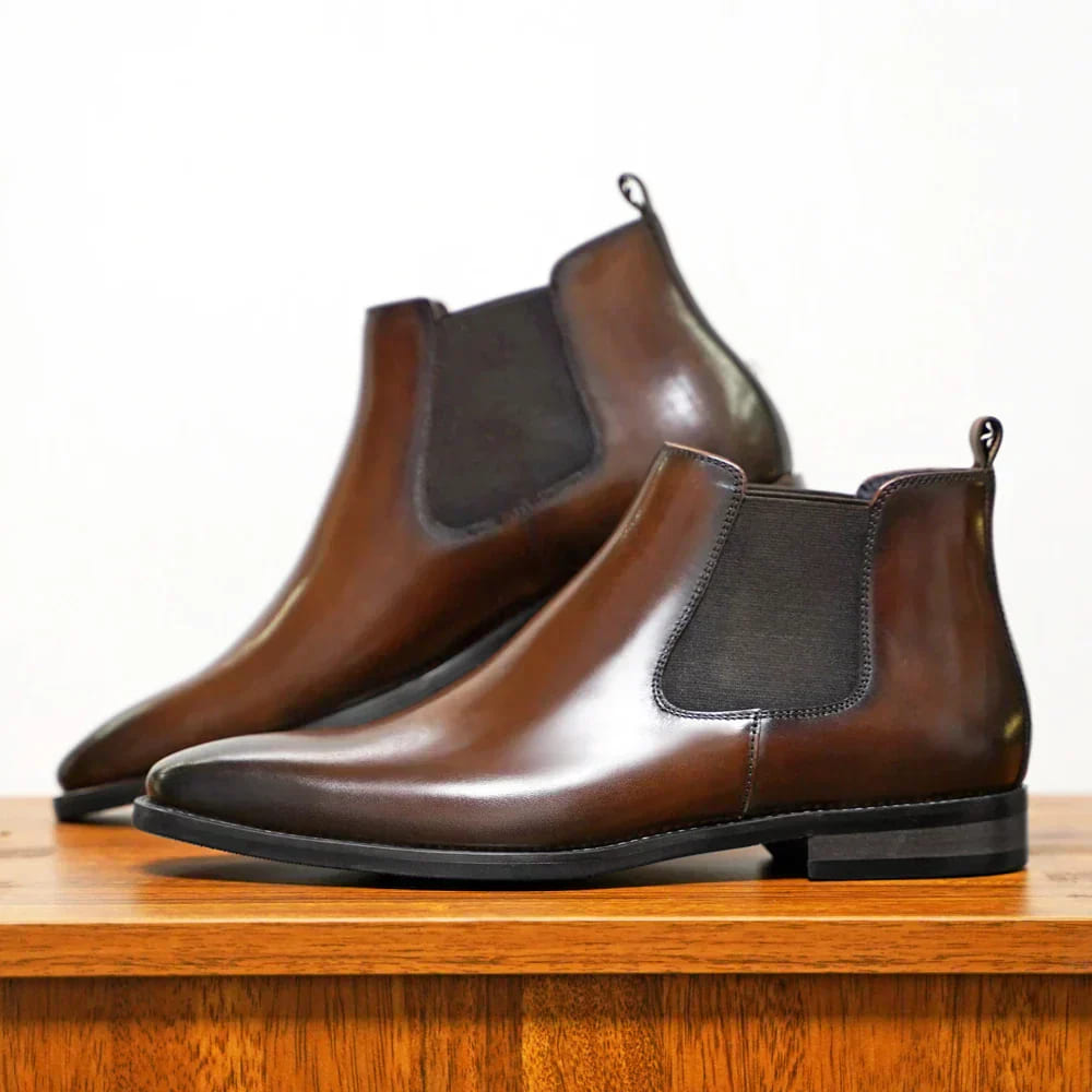Men's Elastic-Gusset Slip-On Chelsea Boots - photo 6
