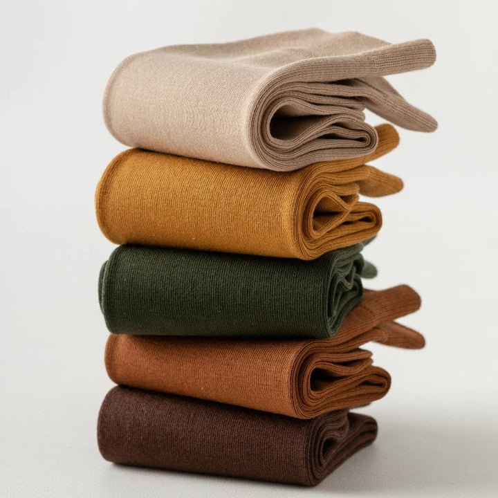 Men's Ribbed Crew Socks - 5 Pack