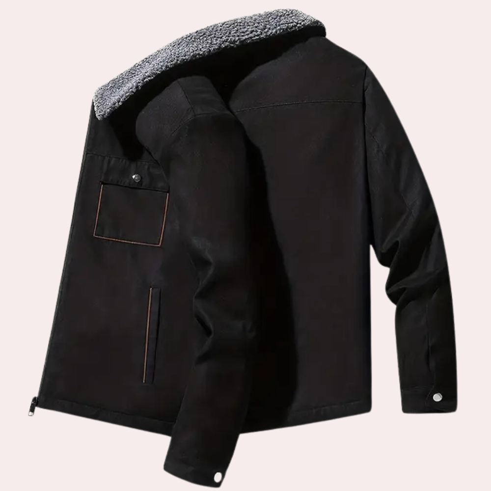 Men's Fleece-Lined Casual Jacket - photo 2