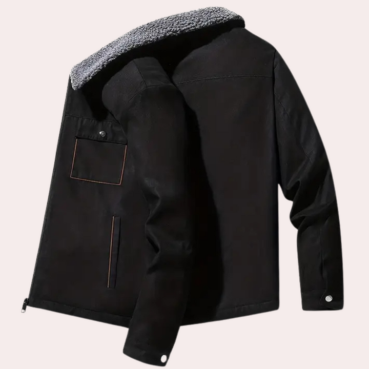 Men's Fleece-Lined Casual Jacket - photo 2