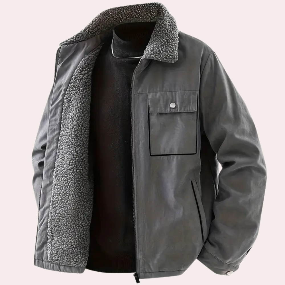 Men's Fleece-Lined Casual Jacket - photo 6
