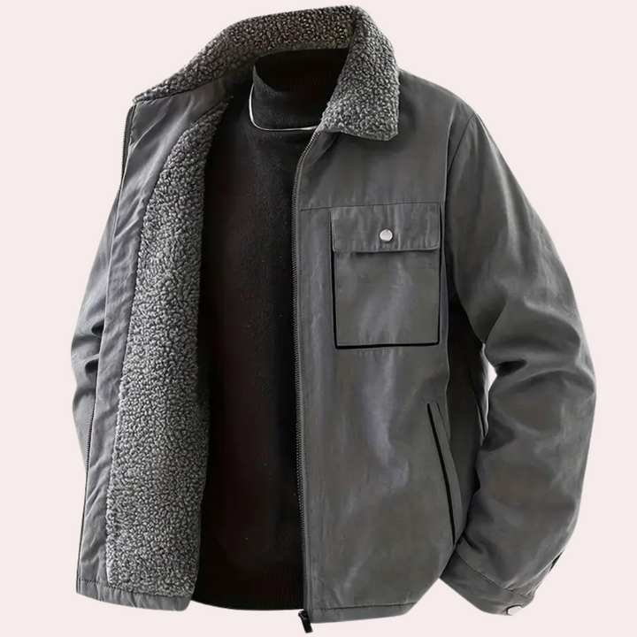 Men's Fleece-Lined Casual Jacket - photo 6