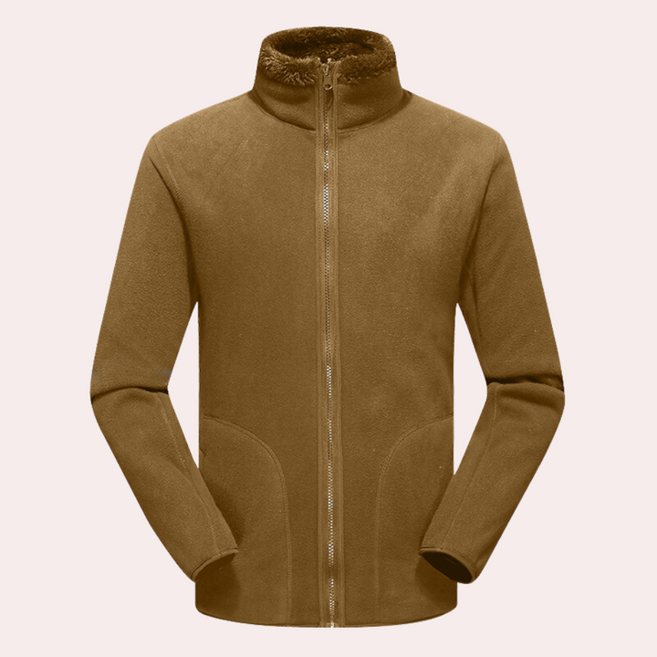 Men's High-Collar Fleece Winter Jacket - photo 7