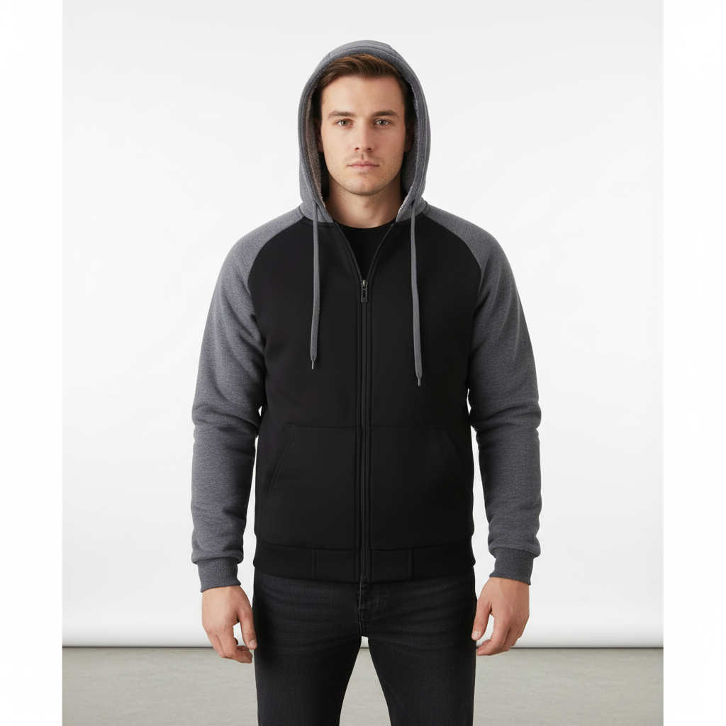 Men's Hoodie with Drawstring - photo 1