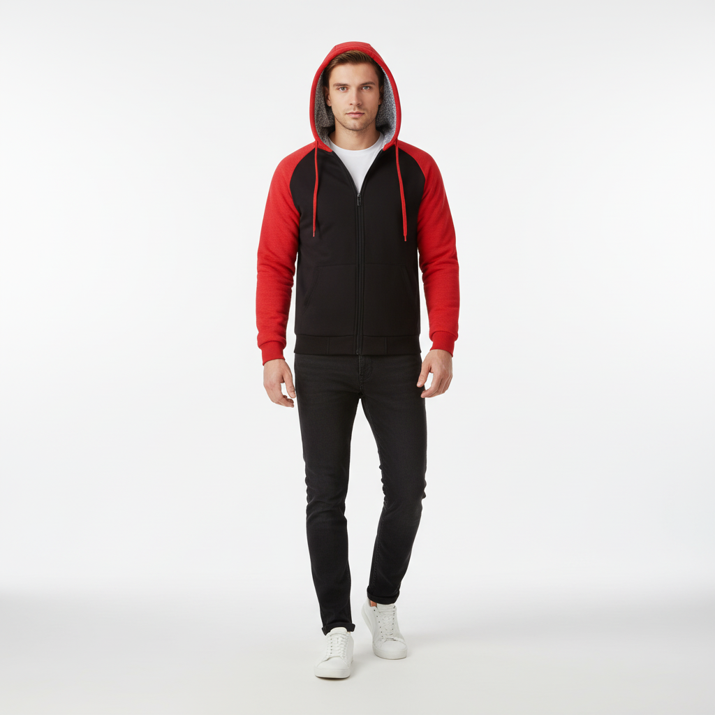 Men's Hoodie with Drawstring - photo 4