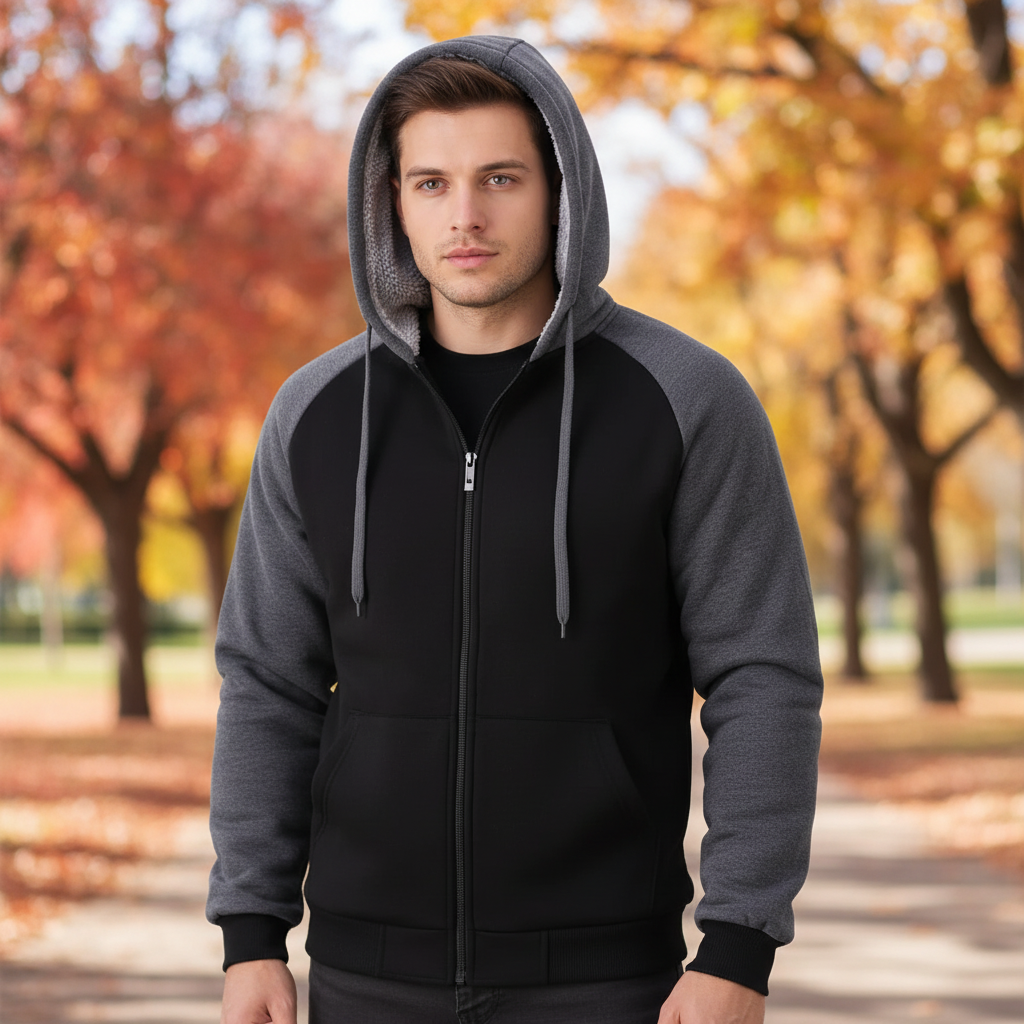 Men's Hoodie with Drawstring - photo 5