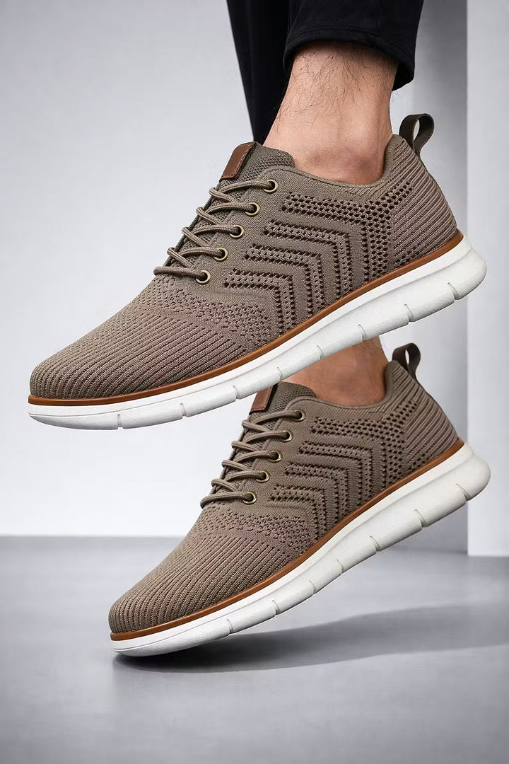 Men's Knit Sneakers Lace-up - photo 11