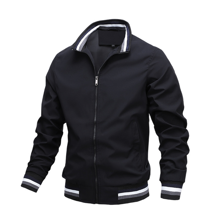 Men's Lightweight Zip Jacket - Black