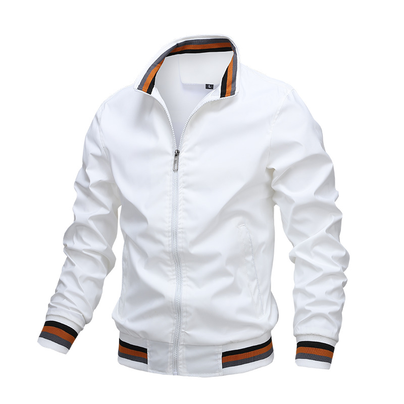Men's Lightweight Zip Jacket - White