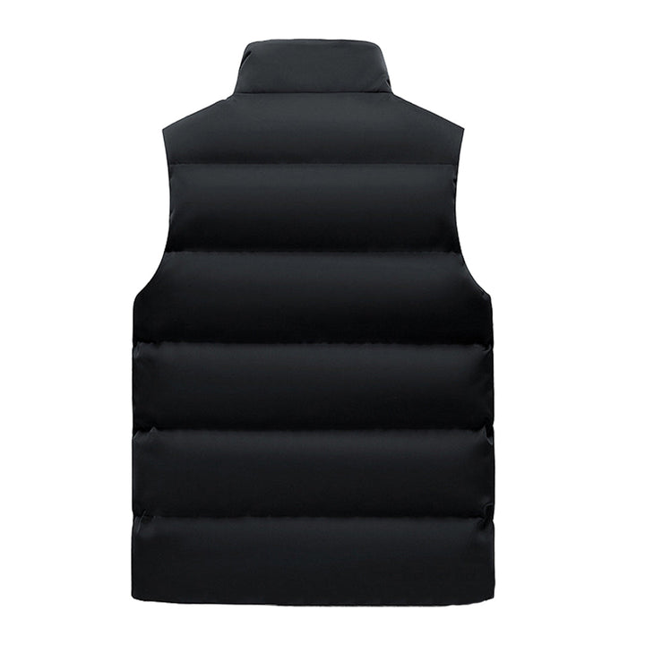 Men's Fleece-Lined Quilted Gilet with Zip Front - photo 6
