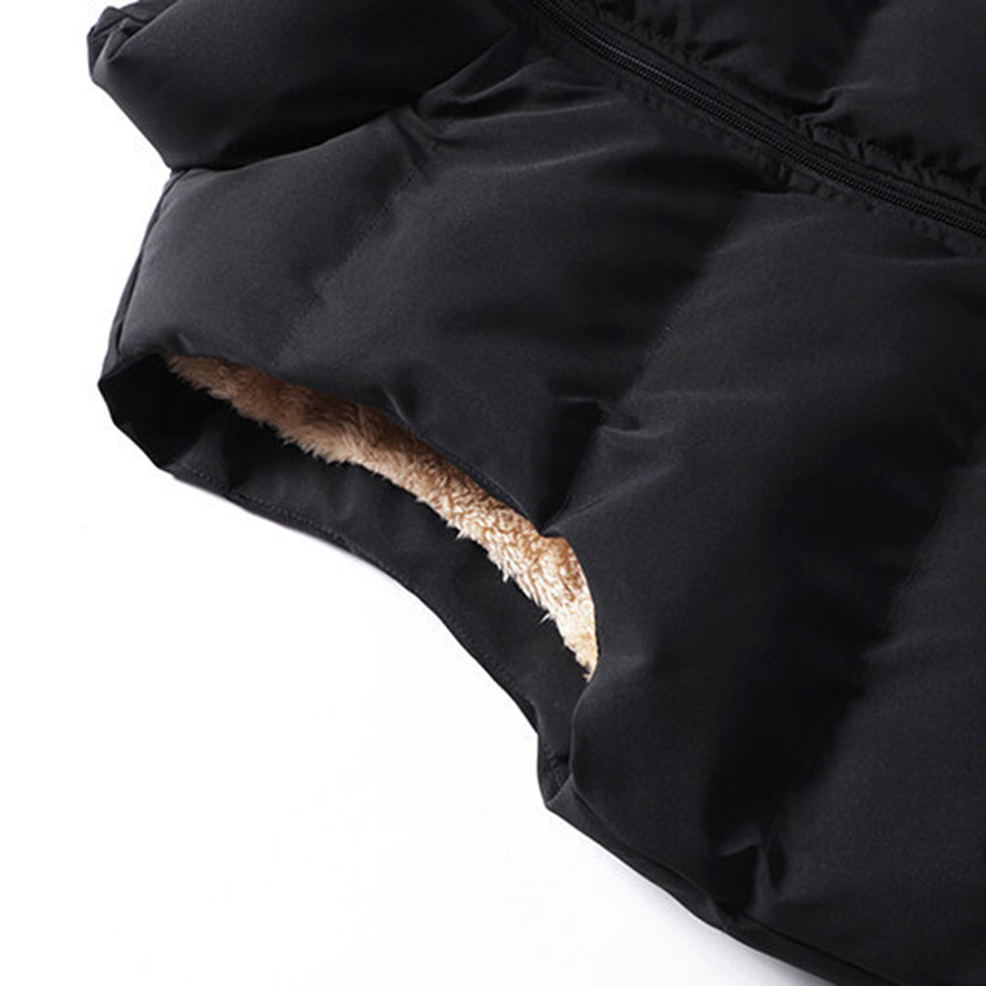 Men's Fleece-Lined Quilted Gilet with Zip Front - photo 8