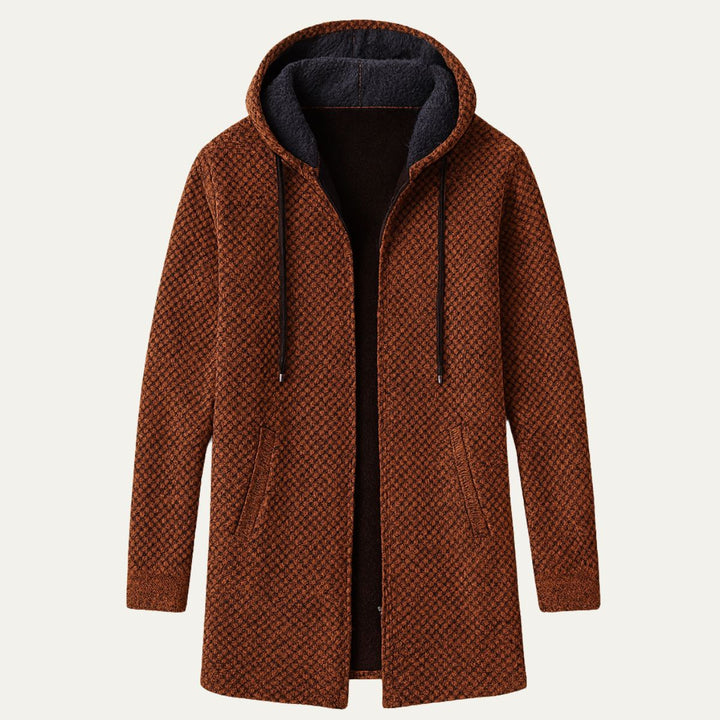 Men's Longline Hooded Knit Cardigan - photo 5