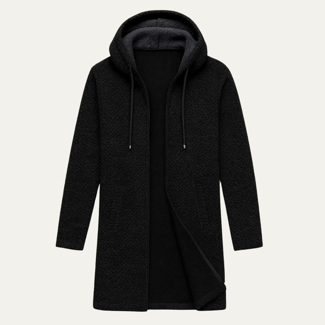 Men's Longline Hooded Knit Cardigan - photo 7