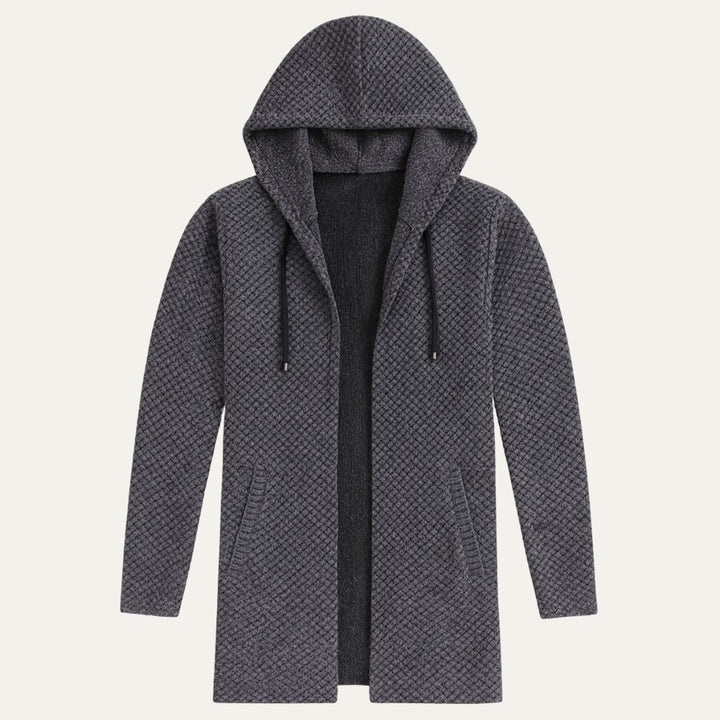 Men's Longline Hooded Knit Cardigan - photo 9