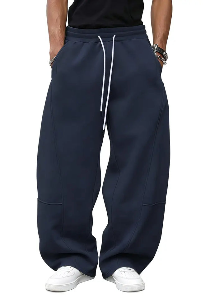 Men's Loose Fit Jogger Trousers with Drawstring Waist - photo 5