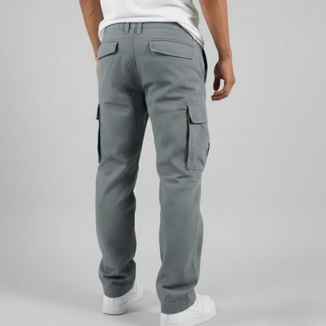 Men's Relaxed Fit Multi-pocket Streetwear Cargo Pants - photo 10