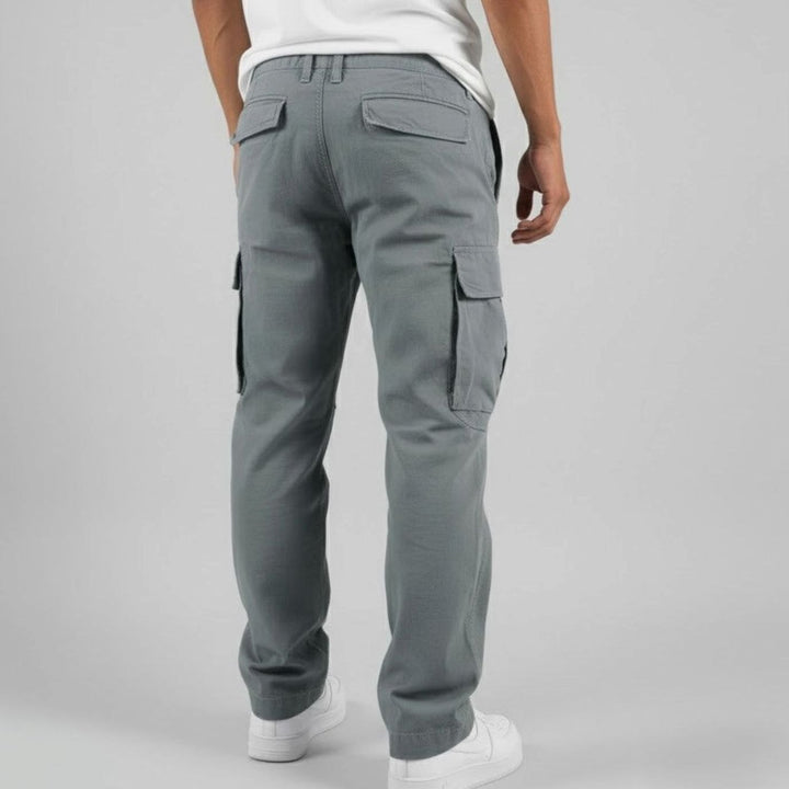 Men's Relaxed Fit Multi-pocket Streetwear Cargo Pants - photo 10
