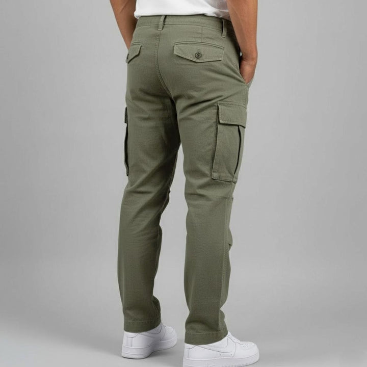Men's Relaxed Fit Multi-pocket Streetwear Cargo Pants - photo 7