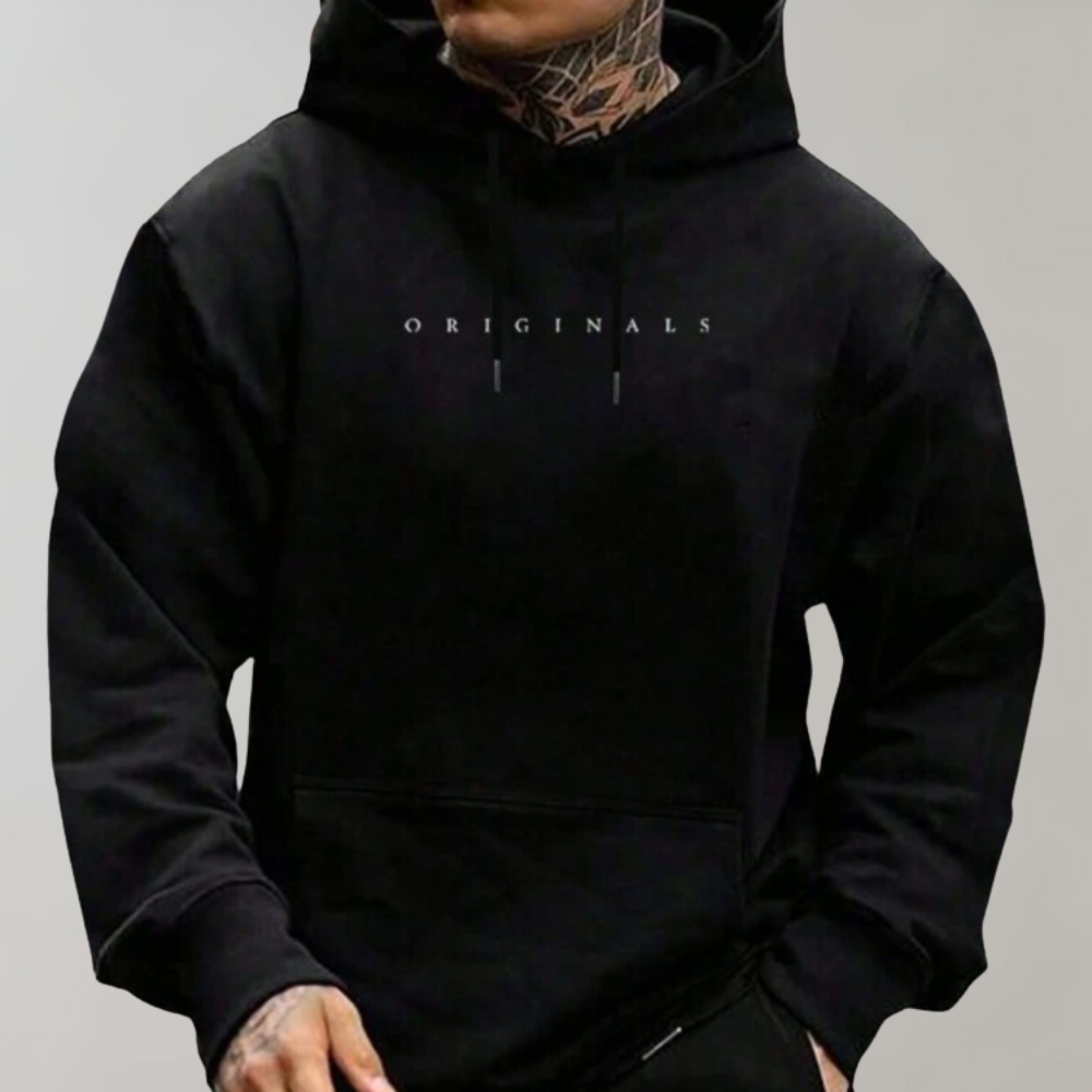 Men's Relaxed Ribbed Cuffs Hoodie - photo 2