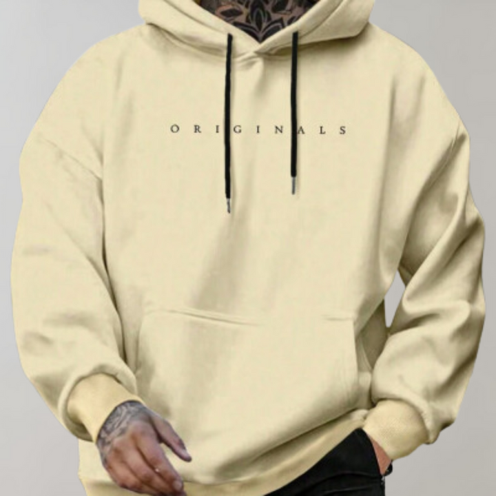 Men's Relaxed Ribbed Cuffs Hoodie - photo 3