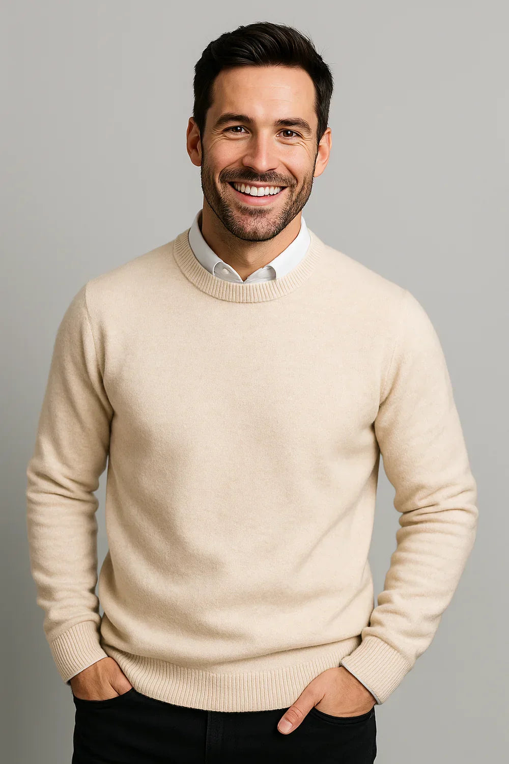 Men's Relaxed Long Sleeve Jumper - photo 2