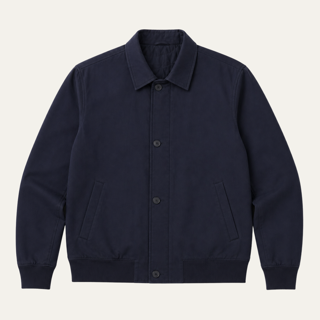 Men's Slim Fit Lightweight Casual Zip Jacket - photo 1