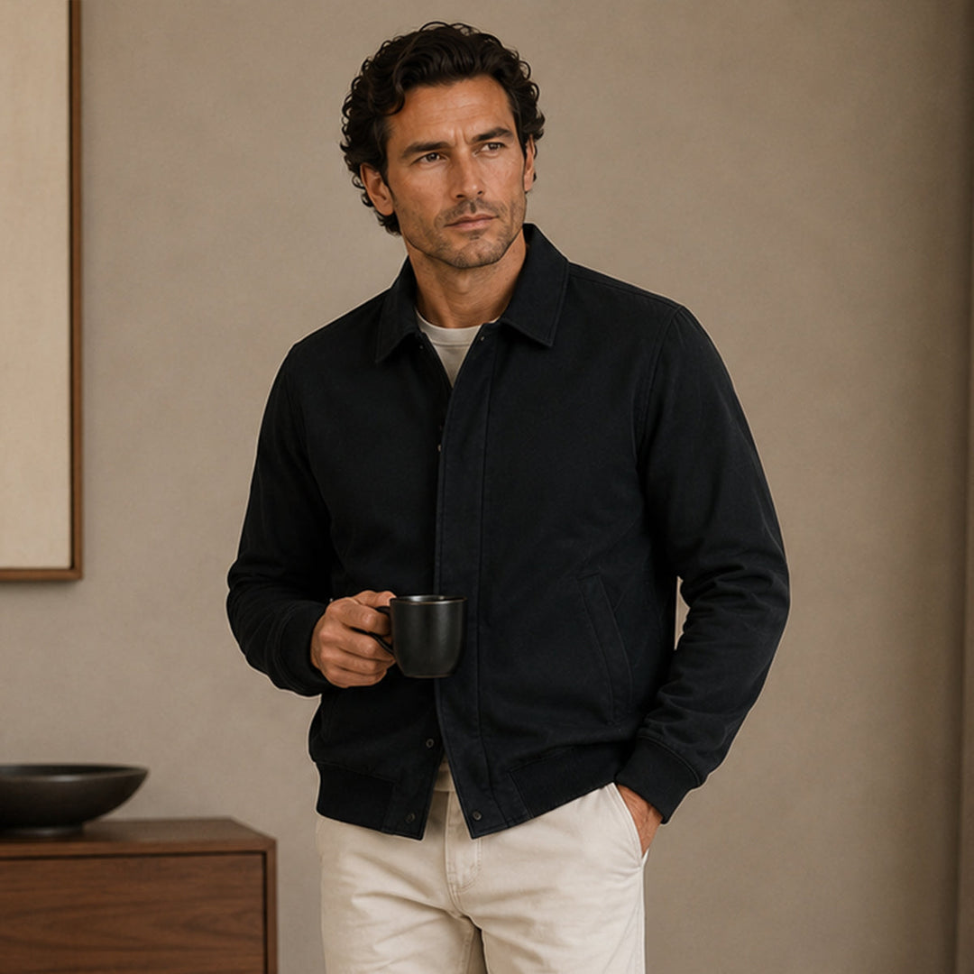 Men's Slim Fit Lightweight Casual Zip Jacket - photo 11