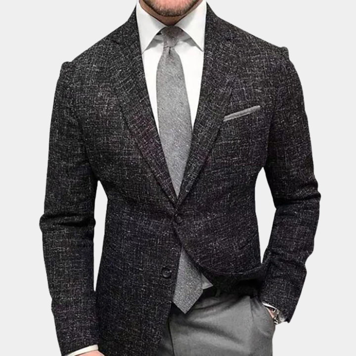Men's Tailored Fit Suit Plaid Blazer - photo 4