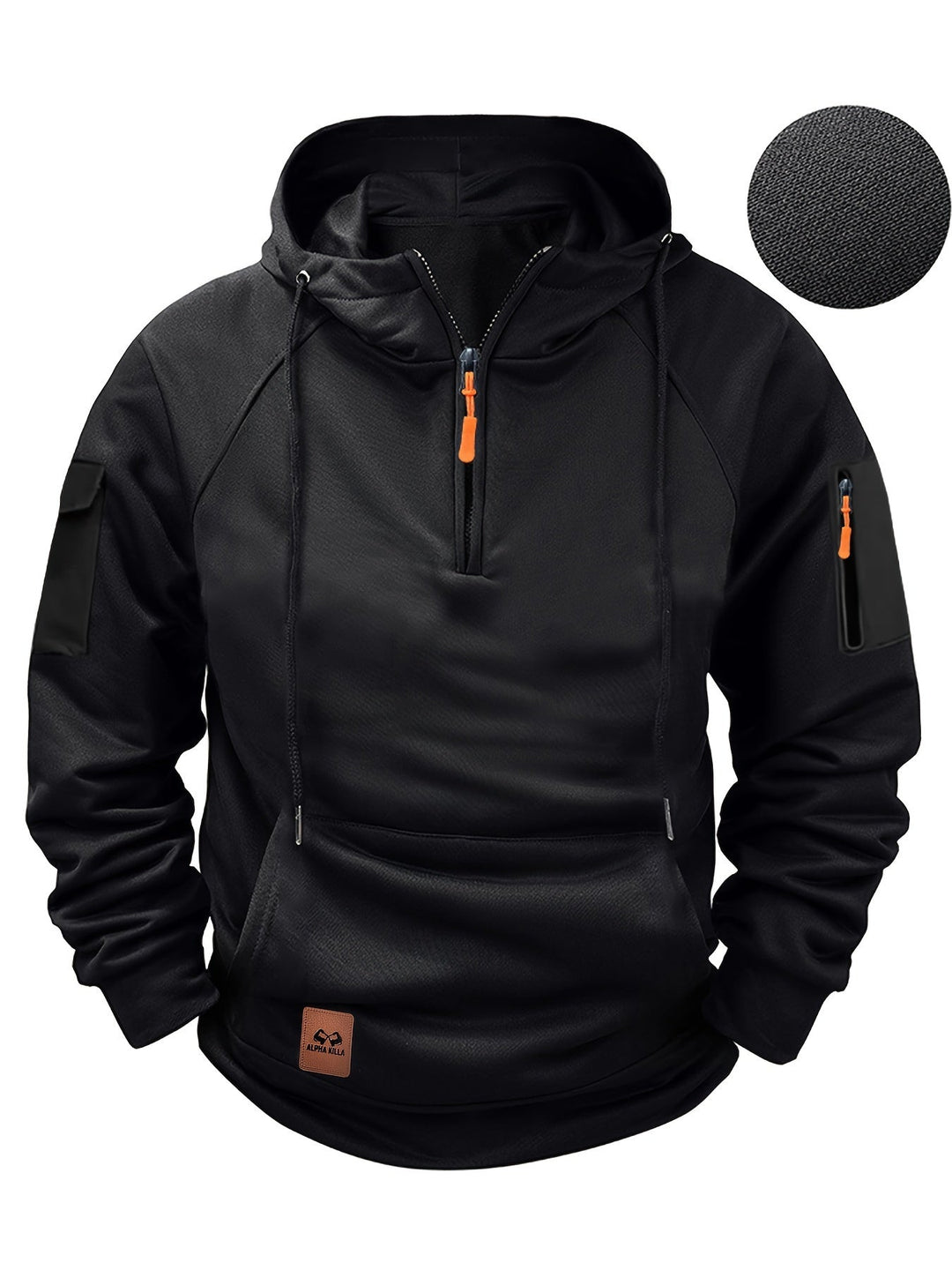 Men's Warm Casual Pullover Winter Hoodie - photo 4