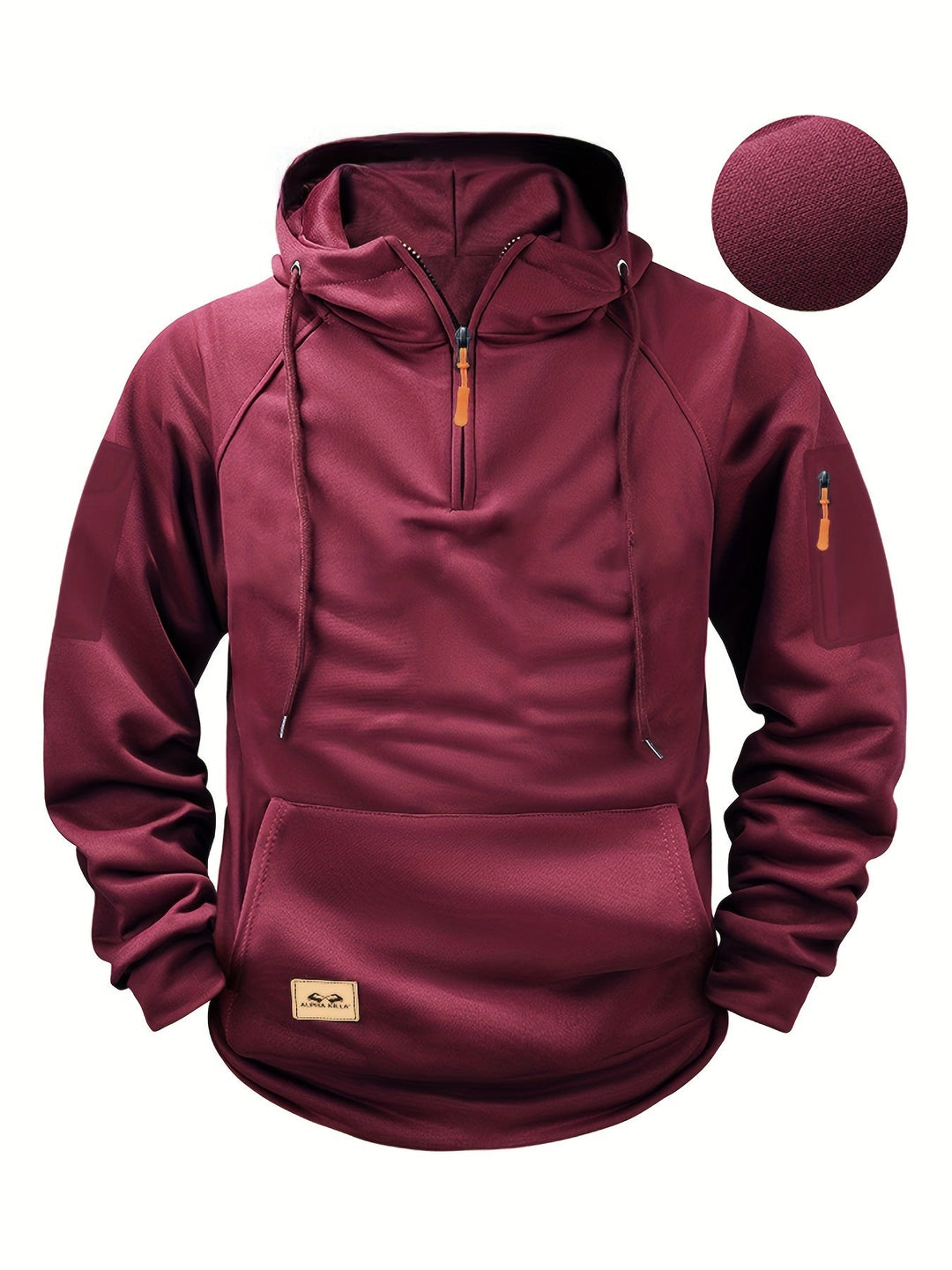 Men's Warm Casual Pullover Winter Hoodie - photo 5