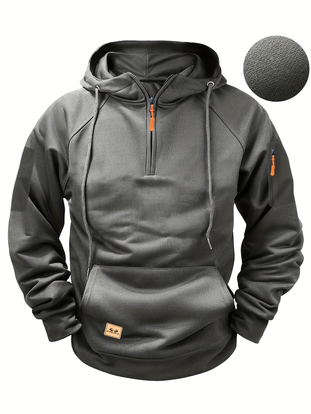 Men's Warm Casual Pullover Winter Hoodie - photo 8