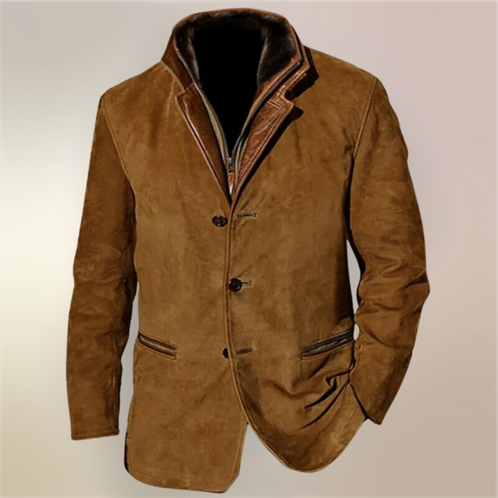 Men's Wool Blend Button-Up Jacket - photo 9