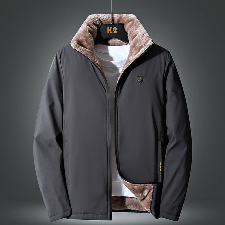 Men's Wool-Blend Long Winter Coat - photo 1