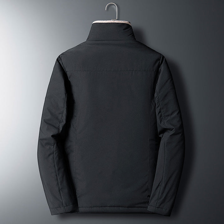Men's Wool-Blend Long Winter Coat - photo 4