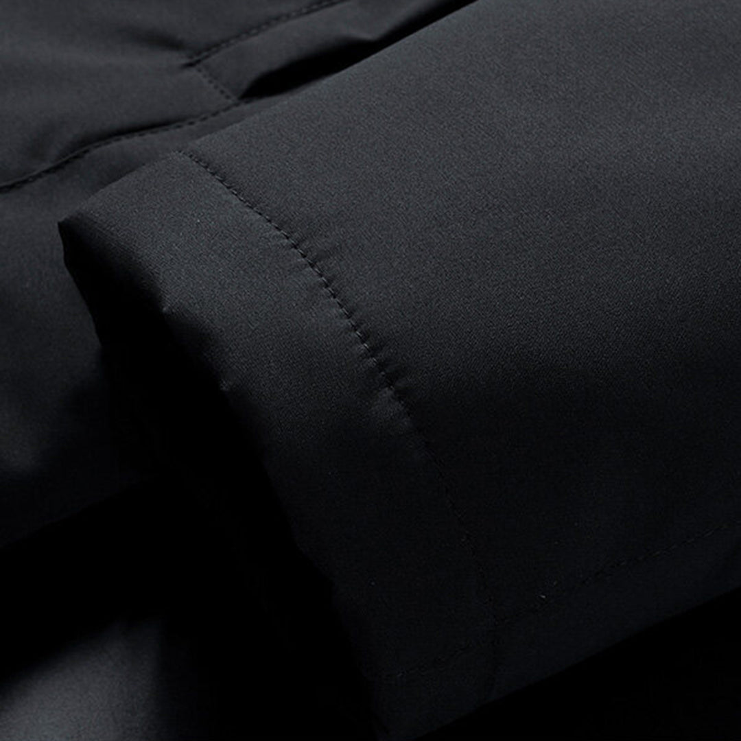 Men's Wool-Blend Long Winter Coat - photo 8