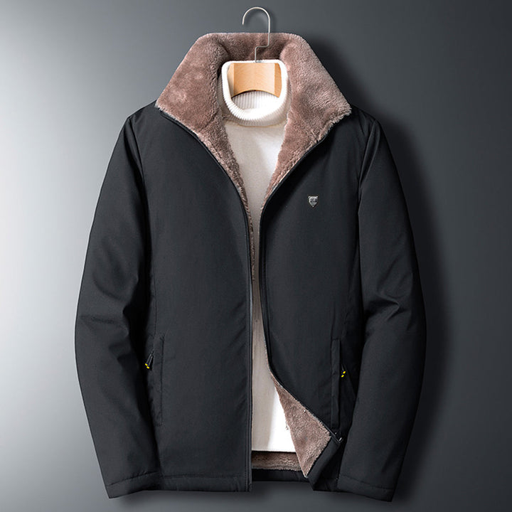 Men's Wool-Blend Long Winter Coat - photo 9