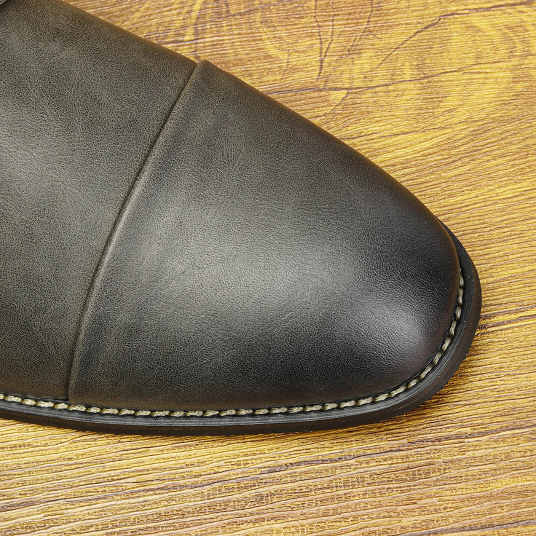 Men's Zip-Front Grip Sole Ankle Boots - photo 8
