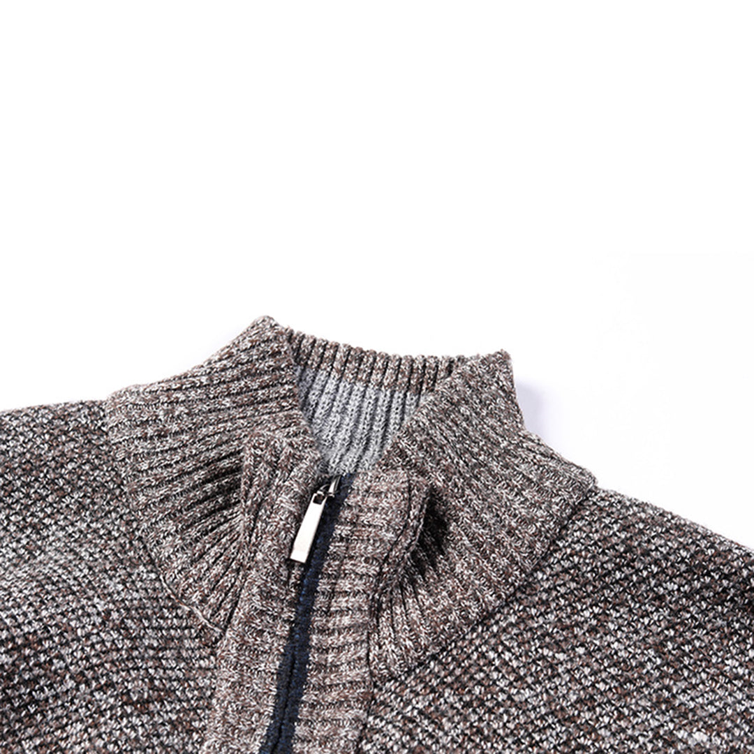 Men's Zip-Front Collared Jacket - photo 8