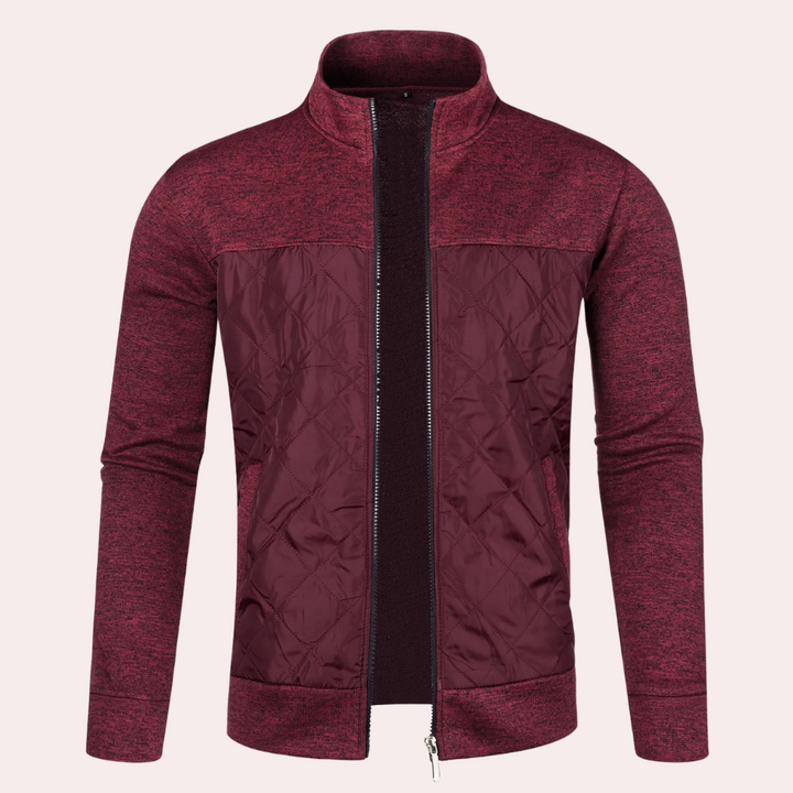 Men's Zip-Up Knit Cardigan - photo 1