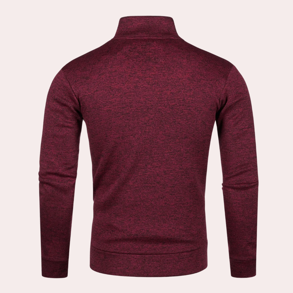 Men's Zip-Up Knit Cardigan - photo 2