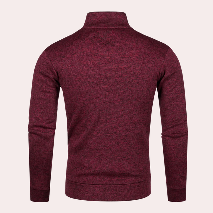 Men's Zip-Up Knit Cardigan - photo 2